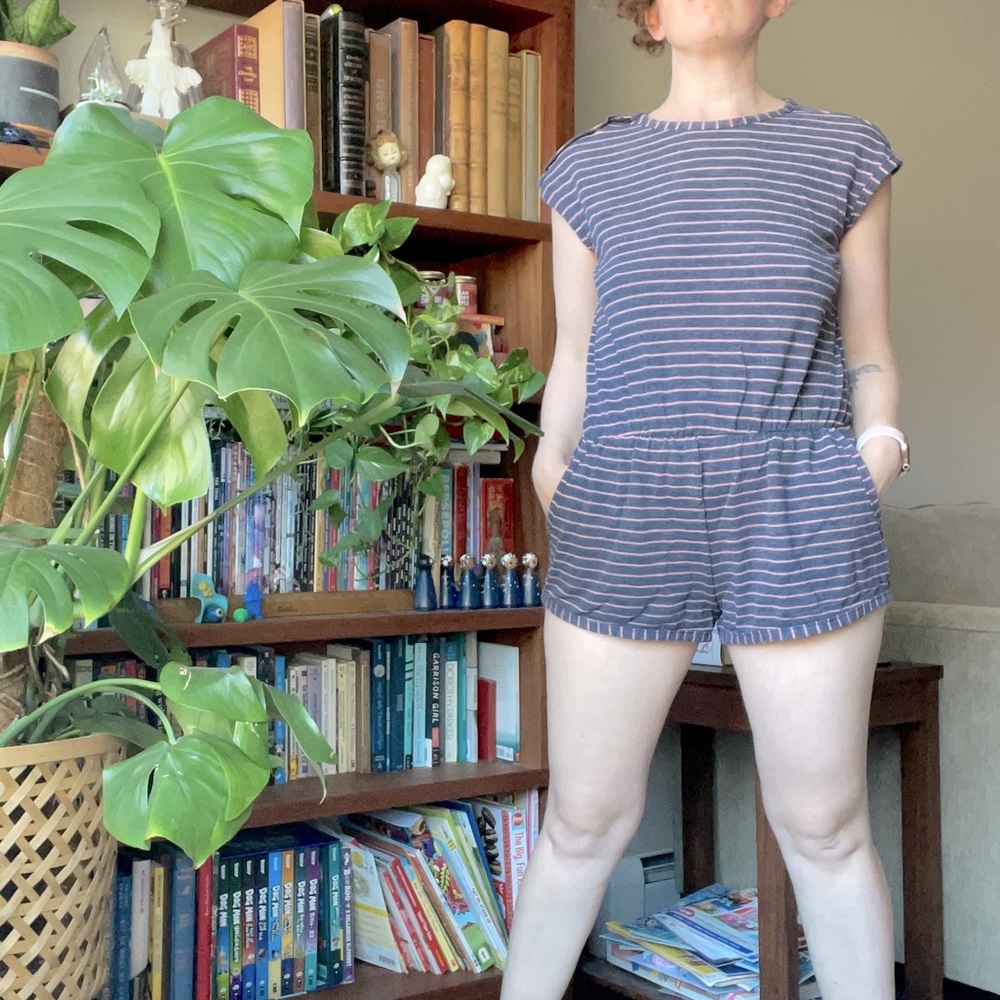 Urban Outfitters Cooperative striped romper